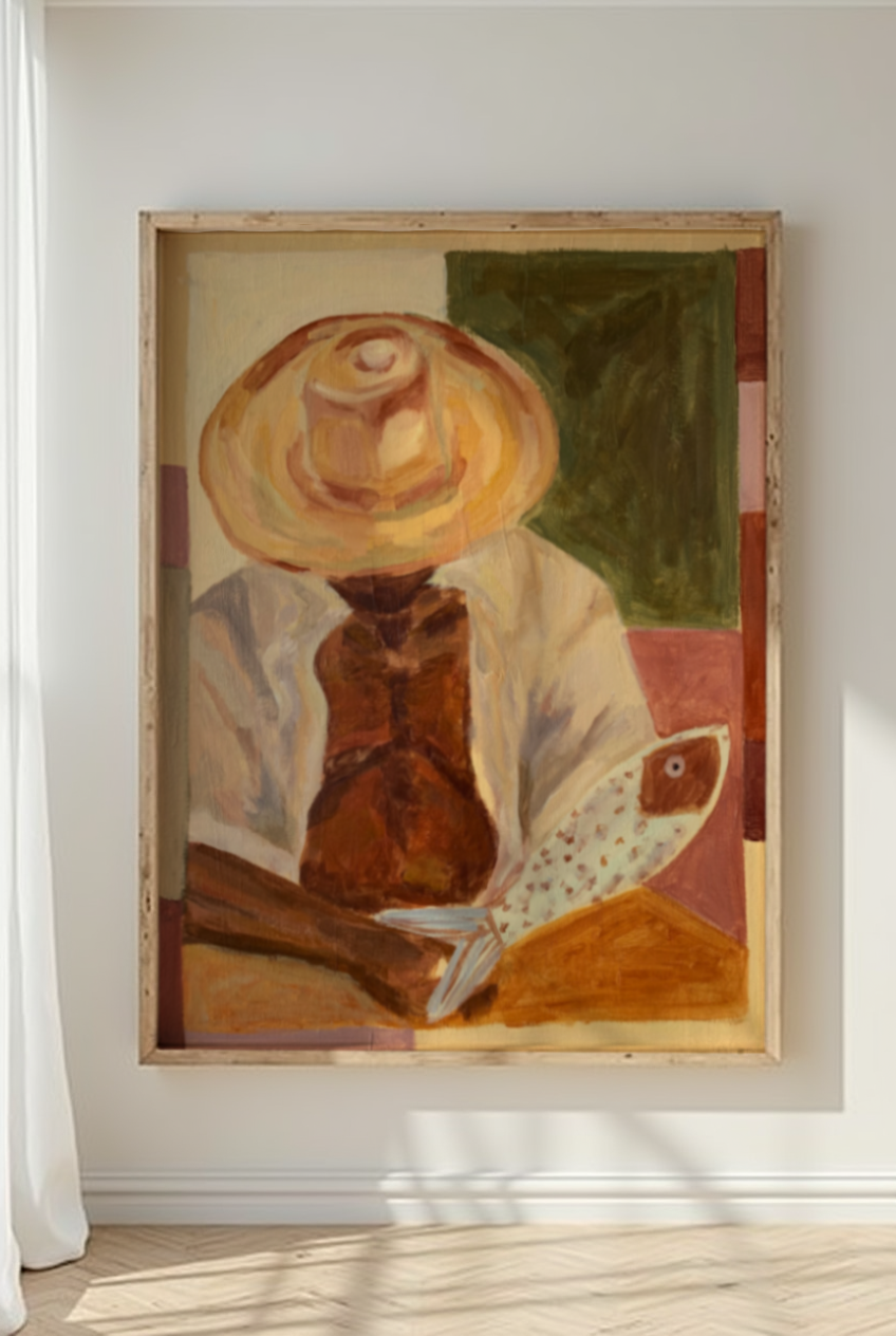 Homem de Terra e Mar - Fine Art Poster